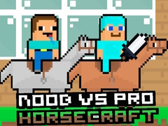 Igra Noob proti Pro HorseCraft spletu