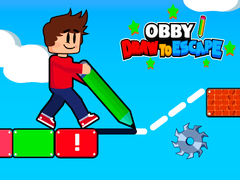 Igra Obby Nariši, da Ubežeš spletu