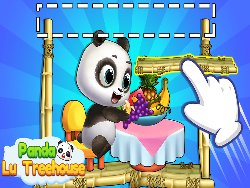 Igra Panda lou hiša na drevesu spletu