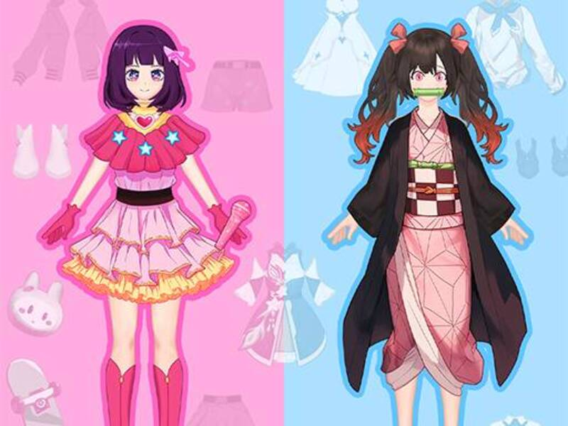 Igra Anime Doll: DIY Cosplay Girl spletu