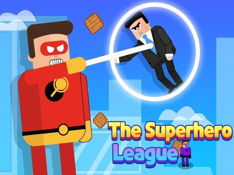 Igra Liga superjunakov spletu