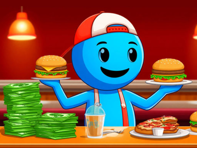 Igra Restavracija simulator: burgerji in pica spletu