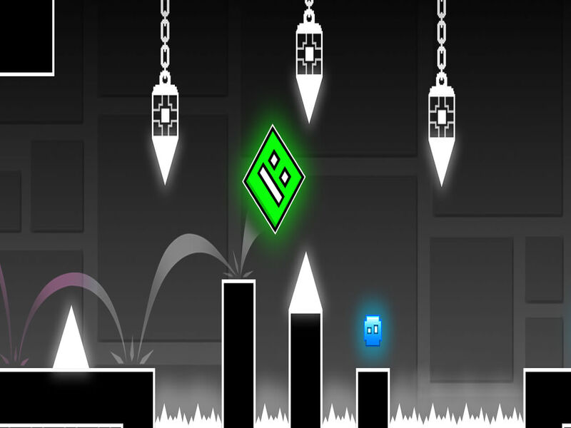 Igra Geometrijski platformer spletu