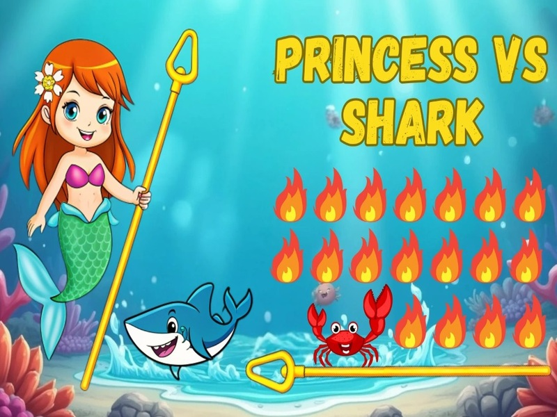 Igra Princesa proti morskemu morskemu psu spletu