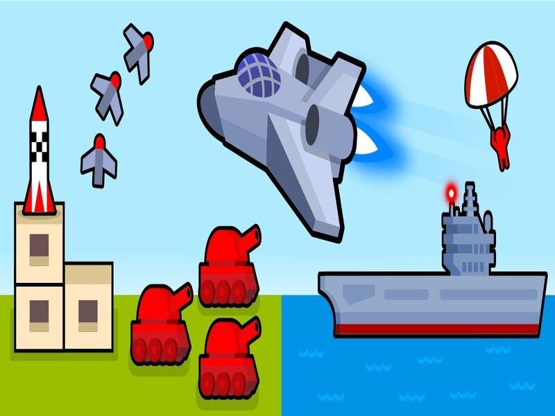 Igra Bomber: 2d zračni udarec spletu