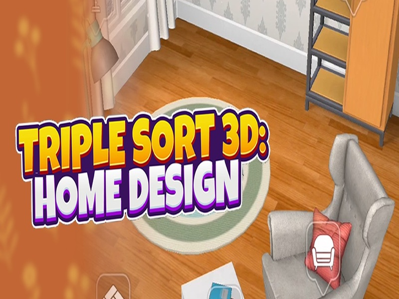 Igra Trojno razvrščanje 3D: oblikovanje hiše spletu
