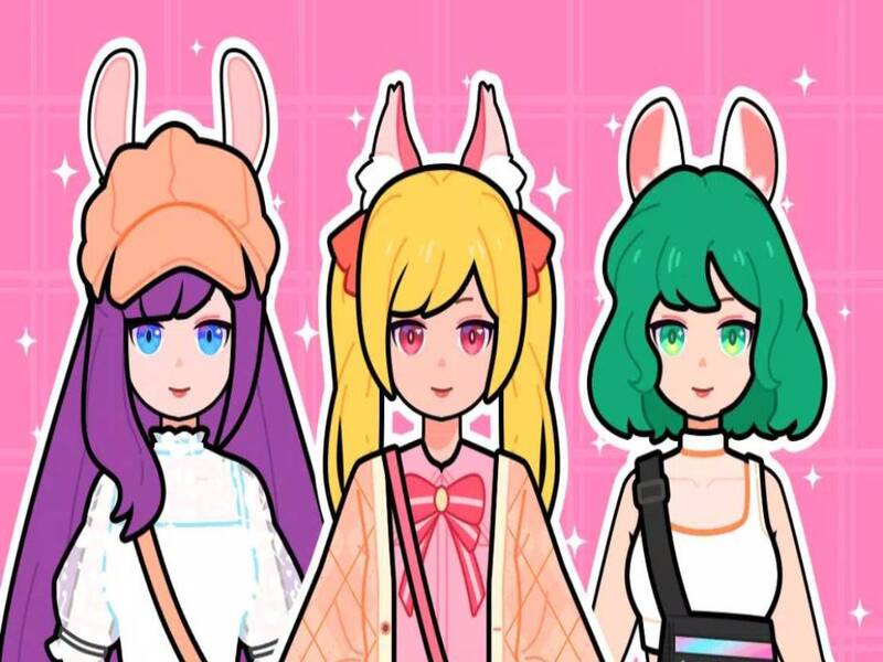 Igra Chibi Dolls: Dnevnik papirnatih lutk spletu