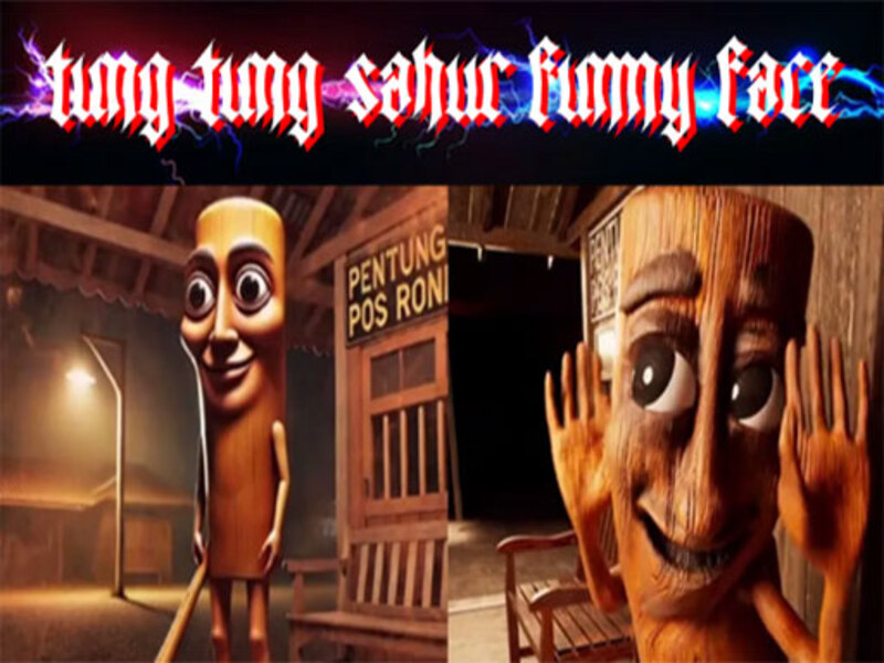 Igra Tung tung sahur smešen gobec spletu