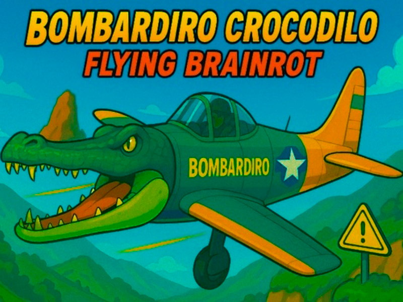 Igra Leteči Bombardiro krokodil spletu