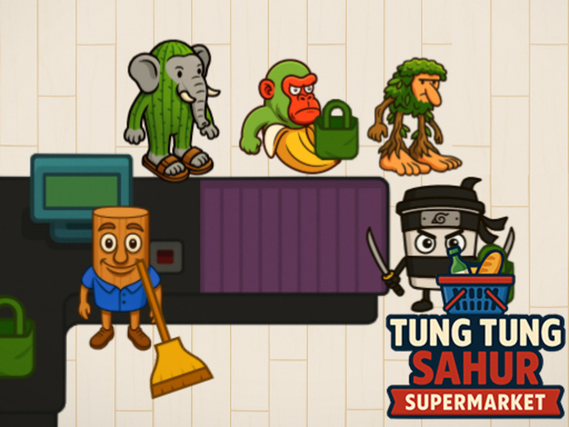 Igra Supermarket Tung Tung Sahur spletu