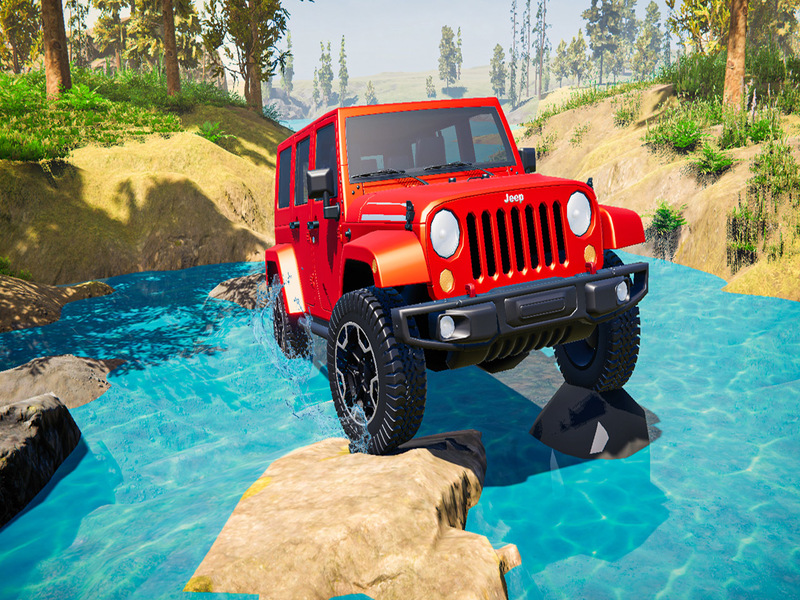 Igra Simulator sončnega džipa spletu