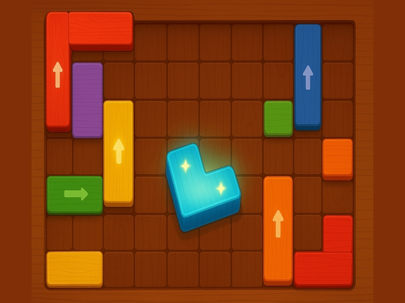 Igra Jam iz lesenih blokov spletu