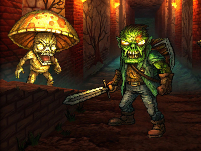 Igra Monster Killer: združitve in preživetje spletu