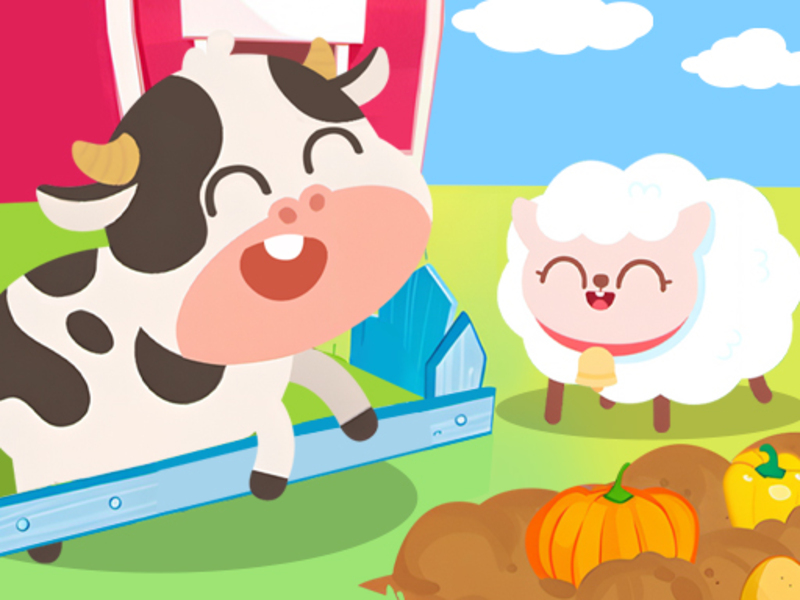 Igra Srečni otroci: Farm Dudu spletu