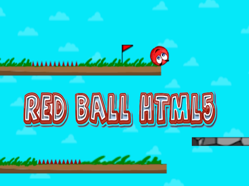 Igra Rdeča kroglica html5 spletu
