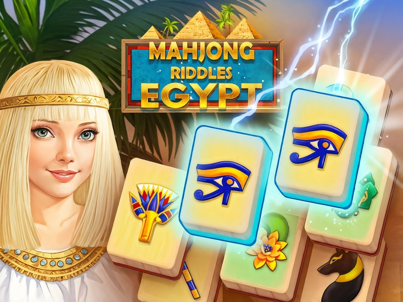 Igra Madzhong Riddles: Egipt spletu