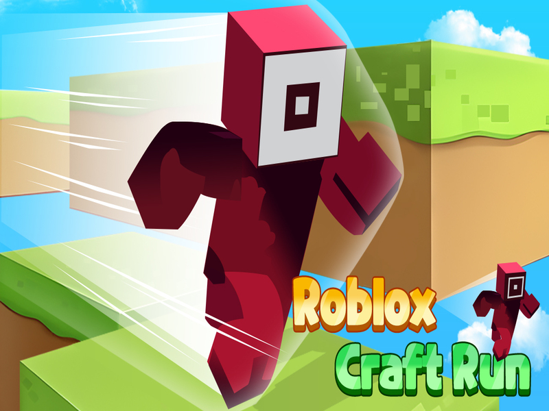 Igra Block Parkour. Roblox Craft Run spletu